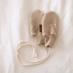 Zimní rukavice podšité bio bavlněným beránkem béžové – Zboží Dáma