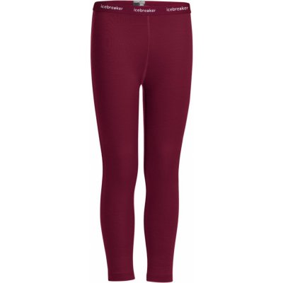 Icebreaker dětské spodky Kids 260 Tech Leggings cherry