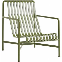 Hay Křeslo Palissade Lounge Chair High vysoké olivové