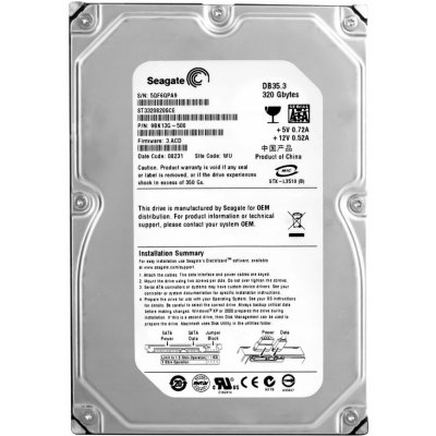 Seagate 320GB SATA II 3,5", ST3320820SCE – Zbozi.Blesk.cz