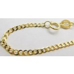 Klenoty Budín Prodloužený unisex řetízek ze žlutého zlata HK6084 – Zboží Dáma