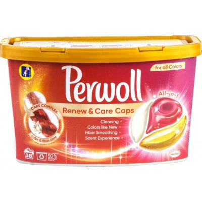 Perwoll Renew & Care Color kapsle 18 PD – Zbozi.Blesk.cz