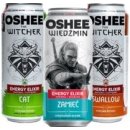Energetický nápoj Oshee The Witcher Energy Drink Cat Apple & Kiwi 500 ml