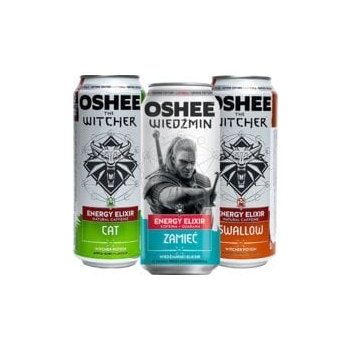 Oshee The Witcher Energy Drink Cat Apple & Kiwi 500 ml