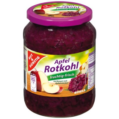 GG Červené zelí s jablkem 680 g – Zboží Dáma