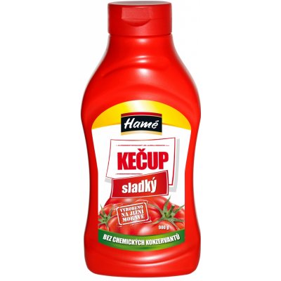 HAMÉ Kečup sladký bez konzervačních látek 900 g – Zboží Dáma