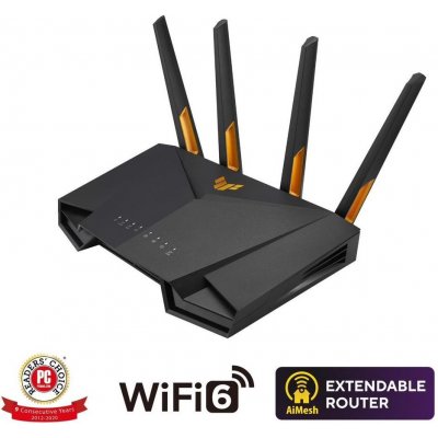 ASUS TUF-AX4200 Wireless AX4200 Wifi 6 Router, 4x gigabit RJ45, 1x USB3.0, 90IG07Q0-MO3100