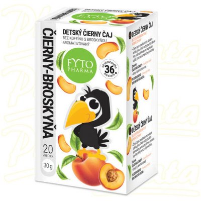 Fytopharma černý s broskví bez kofeinu 20 x 1.5g – Zboží Dáma