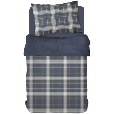 TODAY povlečení Renforcé kostka zelená 140x200 70x90 – Sleviste.cz