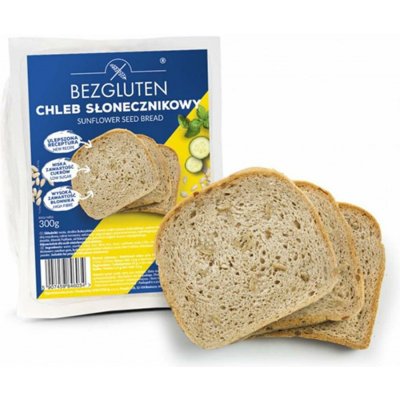 BEZGLUTEN CHLÉB SLUNEČNICOVÝ BEZ LEPKU 300 g