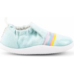 Bobux Barefoot první botičky xplorer scamp aqua + silver rainbow – Zboží Mobilmania