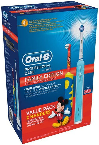 Oral-B Precision Clean 500 + Mickey D10K od 1 837 Kč - Heureka.cz