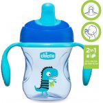 Chicco hrneček trénujeme s držadly modrá/tyrkysová 200 ml – Zboží Mobilmania