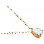 Franco Bene Náhrdelník s přívěskem kamínku pozlacený 1389 – Zboží Dáma