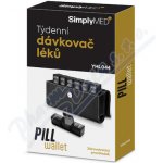 SimplyMed Dávkovač léků týdenní YHL044 Pill Wallet – Zboží Dáma