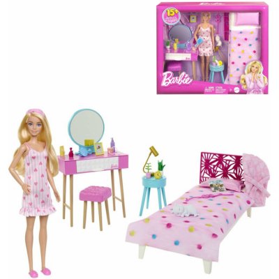 Barbie ložnice s panenkou – Hledejceny.cz
