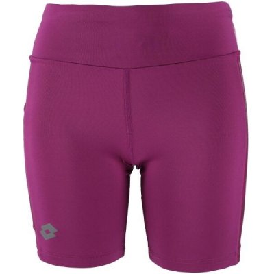 Lotto RUNNING CICLISTA SHORTS Dámské krátké legíny vínová – Zboží Dáma
