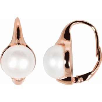 JwL Luxury Pearls bronzové s pravými perlami JL0533