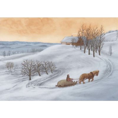 Pohlednice Zimní – Zboží Dáma