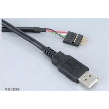 AKASA kabel redukce interní USB na externí USB (Type - M), USB 2.0, 40cm od  63 Kč - Heureka.cz
