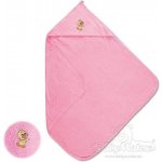 BabyMatex osuška s kapucí Maxi růžová 100x100 cm – Zboží Dáma