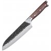 Kuchyňský nůž UG Grill Nůž Santoku 18,2 31 cm Damašková ocel 67 ořechové dřevo