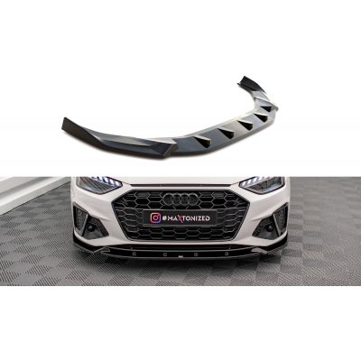 spoiler pod přední nárazník pro Audi A4 B9 FL, černý lesklý plast ABS, S-Line – Hledejceny.cz