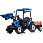 Mamido elektrický traktor Hercules s přívěsem 24V modrá – Zboží Mobilmania