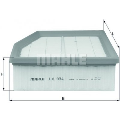Vzduchový filtr MAHLE LX 934 – Hledejceny.cz