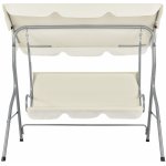 FurniGO Zahradní houpačka Cecina béžová – Sleviste.cz