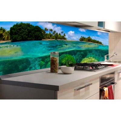 DIMEX KI180-013 Samolepící fototapeta do kuchyně Coral Reef rozměry 180 x 60 cm – Zboží Dáma
