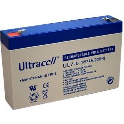 Ultracell UL7-6 6V - 7Ah VRLA-AGM