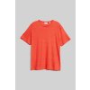 Pánské Tričko GANT tričko LINEN SS T-SHIRT oranžová