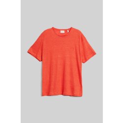 GANT tričko LINEN SS T-SHIRT oranžová