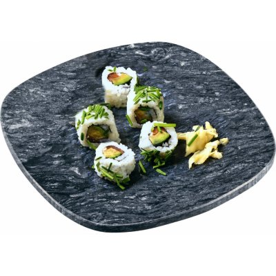 Kesper Servírovací deska mramor bufetový podnos leštěný 30x25x1,3 cm – Hledejceny.cz