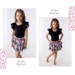 Lily Grey sukýnka s volánky Zebra – Zboží Mobilmania