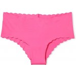 Victoria's Secret bezešvé brazilky Mesh & Heart Trim Cheeky Panty růžové – Zboží Mobilmania