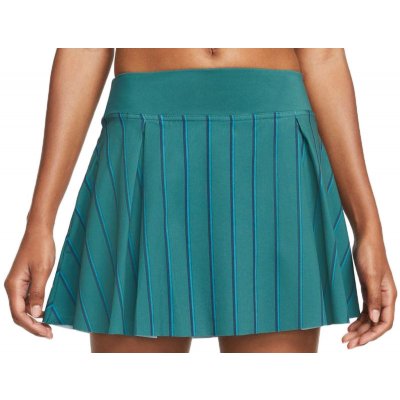 Nike Dri-Fit Club Skirt Regular Stripe Tennis Heritage W dark teal green – Zboží Mobilmania