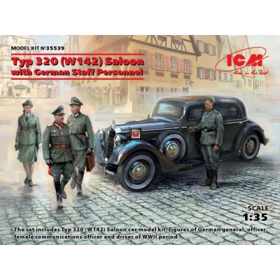 ICM Typ 320 W142 Saloon with German Staff Personnel 1:35