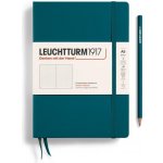 Leuchtturm1917 Medium A5 Tečkovaný zápisník Pacific Green – Zboží Dáma