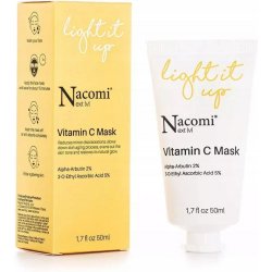 Nacomi Next Level Light It Up rozjasňující maska s vitaminem C 50 ml