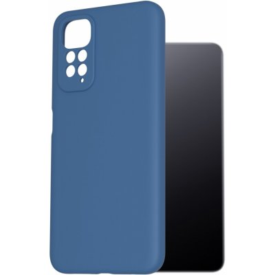 Pouzdro AlzaGuard Premium Liquid Silicone Case pro Xiaomi Redmi Note 11/11S modré – Zboží Mobilmania