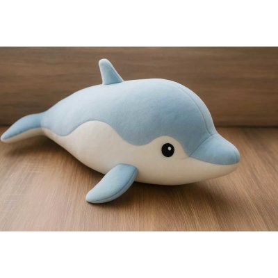 Delfín světle modrý 25 cm – Sleviste.cz