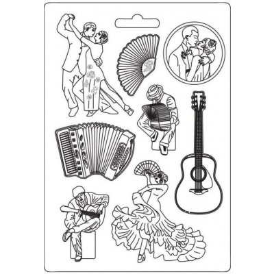 Stamperia Forma na odlévání A4 Tanec flamenco – Hledejceny.cz