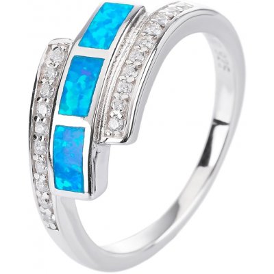 Bealio stříbrný prsten ŘECKÝ modrý 03 10797 1573