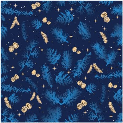 PROCOS Papírové ubrousky 3V šišky a jehličí 33x33cm – Zboží Dáma