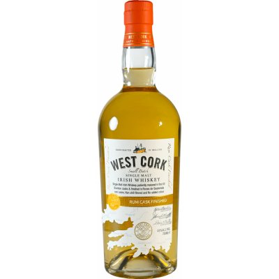 West Cork Rum Cask Finished 43% 0,7 l (holá láhev) – Hledejceny.cz