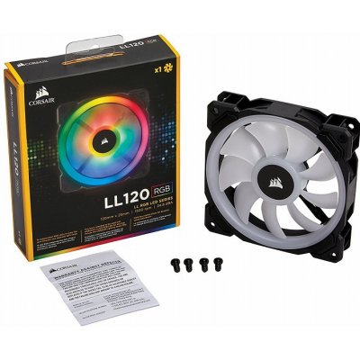 Corsair LL120 RGB 120mm Dual Light Loop RGB LED PWM Fan - Single Pack CO-9050071-WW – Hledejceny.cz