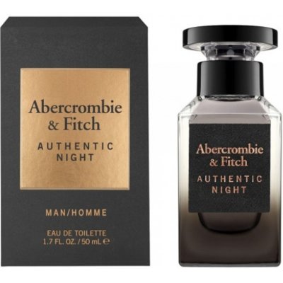 Abercrombie & Fitch Authentic Night toaletní voda pánská 50 ml – Zboží Mobilmania