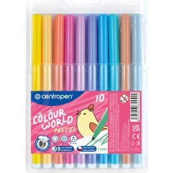 Centropen Red 7550 pastel 10 ks